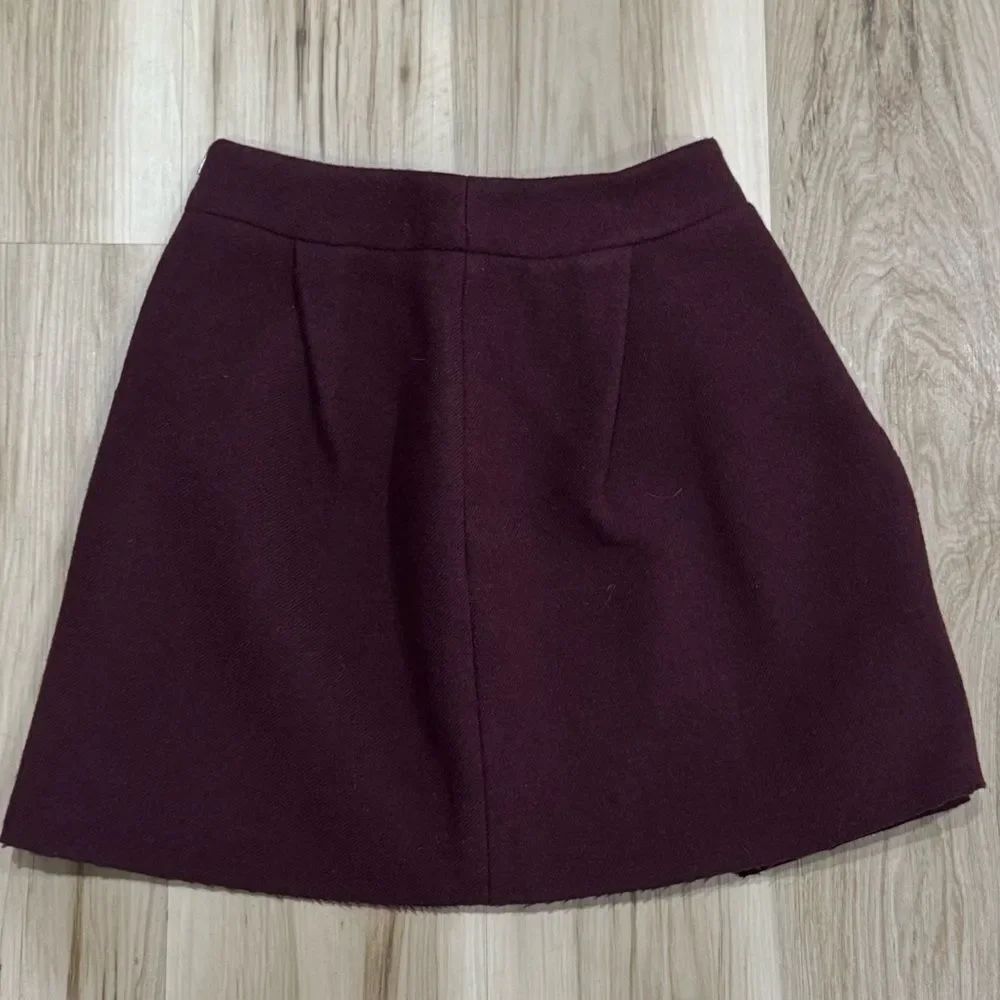 IRO Dafney Plum Wool Blend Skirt Women’s XS